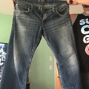 Men’s Silver Jeans